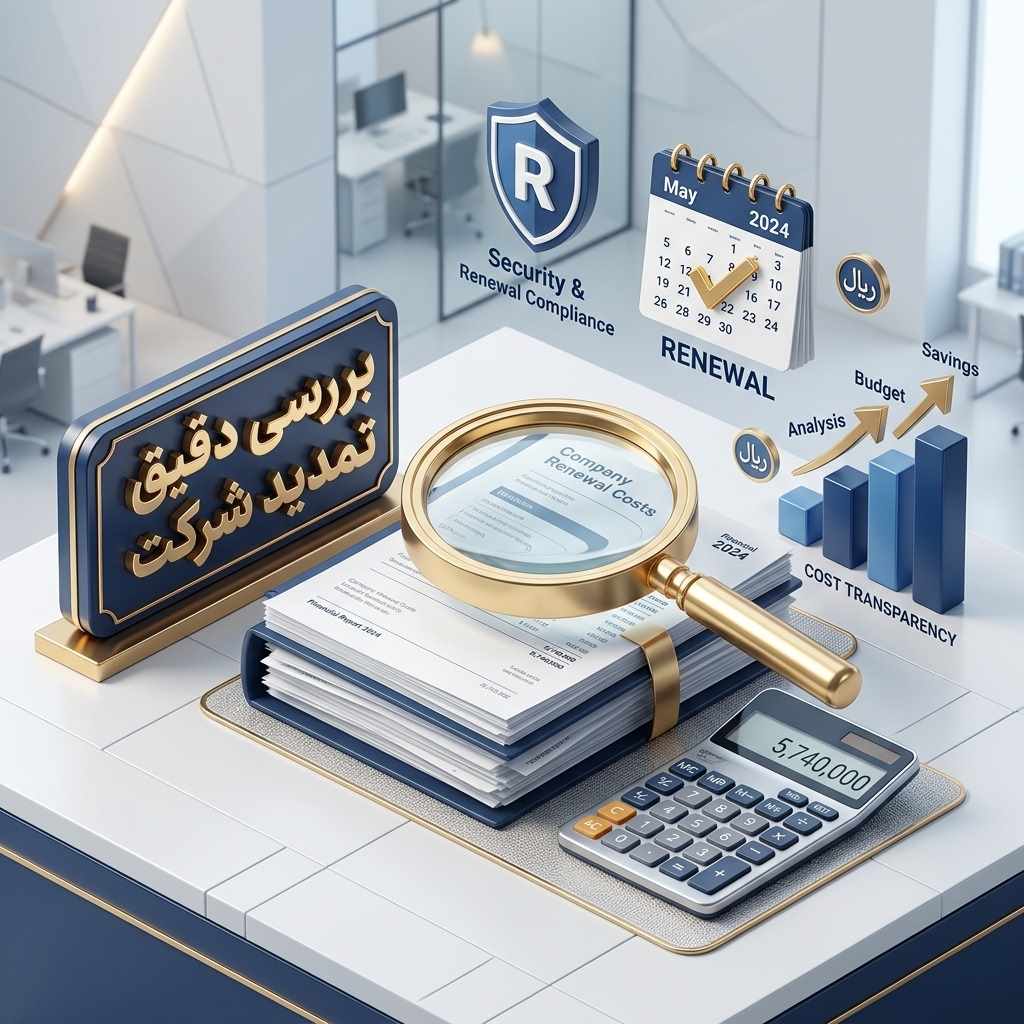 ما هزینه تمدید شرکت را در سامانه ثبت شرکت چابک دقیق بررسی میکنیم خیالت راحت