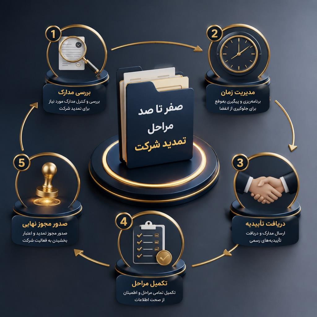 صفر تا صد مراحل تمدید شرکت سهامی خاص